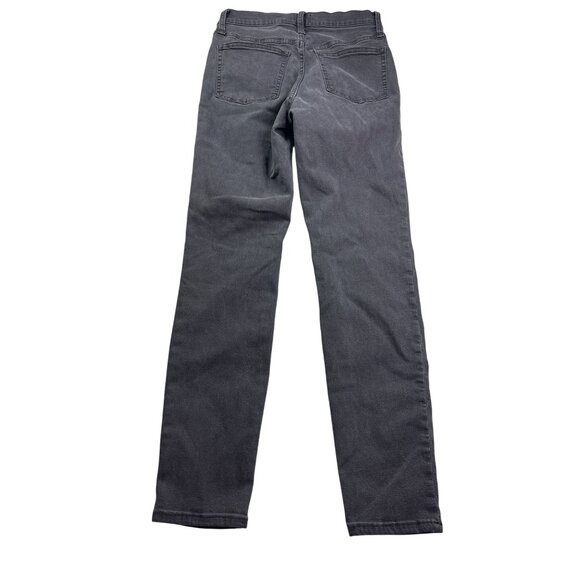 J. Crew Womens Toothpick Dark Gray Skinny Jeans Size 27 Button Fly - Picture 4 of 9